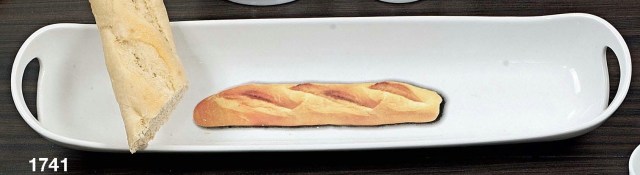 004921 Piatto ovale baguette 1741