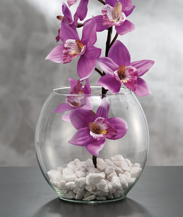 007117 Centrotavola vetro Sauti diam20 H20.5 99381