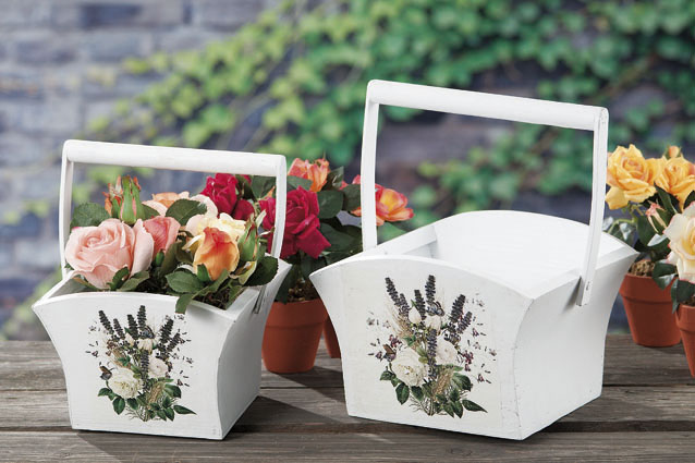 000114 Fiorierea Pianka cm. 20x20H25 in legno Grande 979756