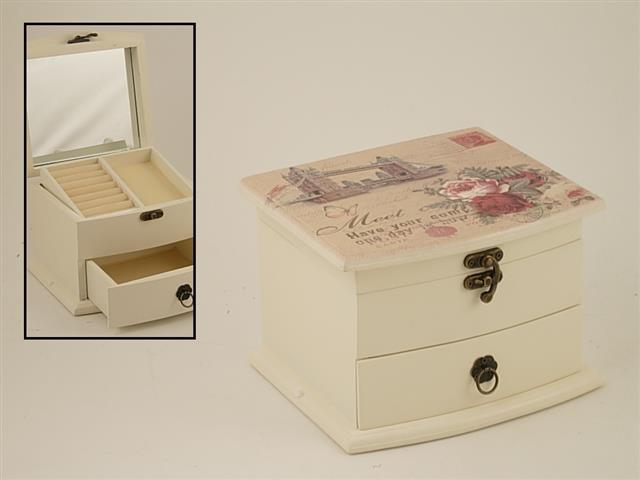 003475 Scatola portagioie Londra PGL1 19x16hx13.5